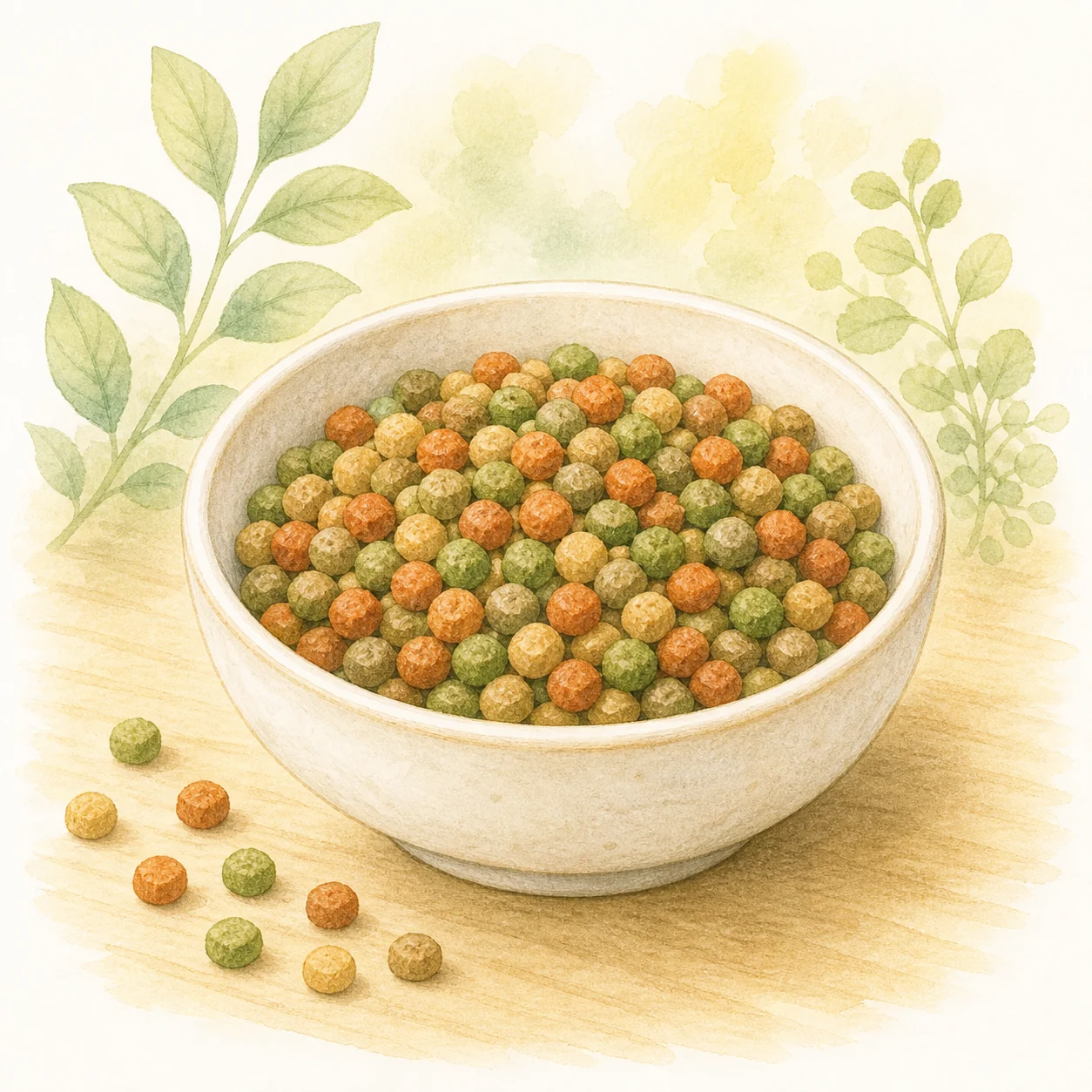 ペレットのイラスト