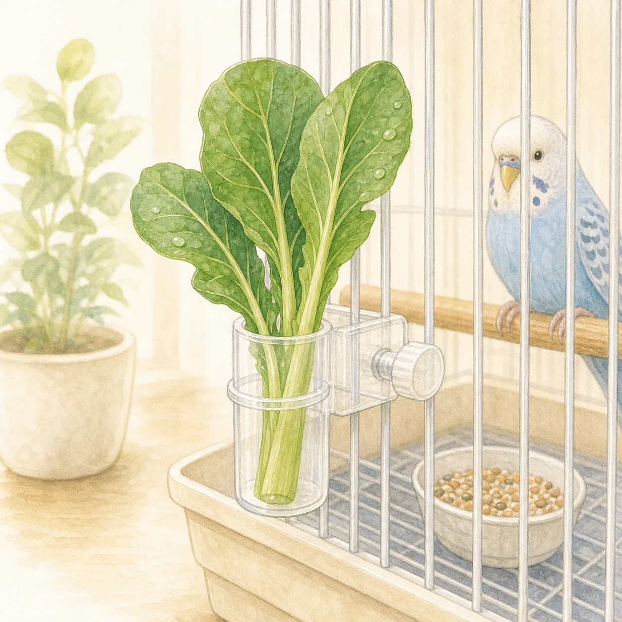 クリーン菜さしのイラスト