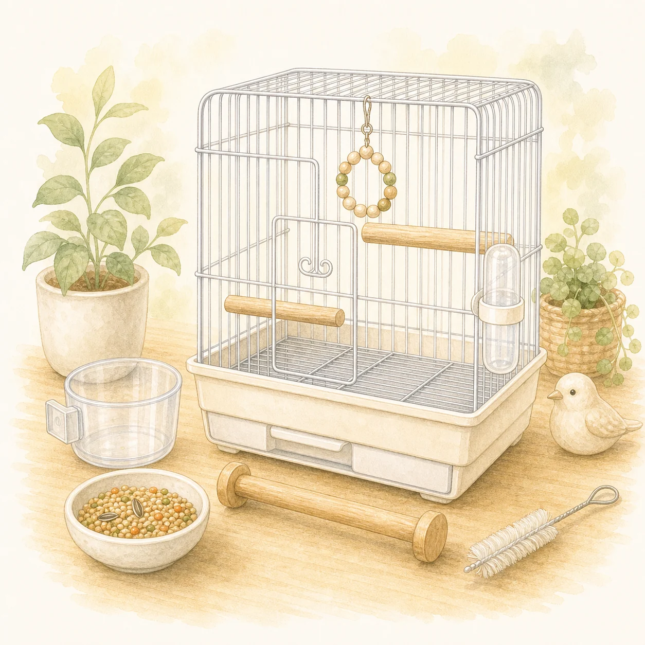 初期飼育セットのイラスト
