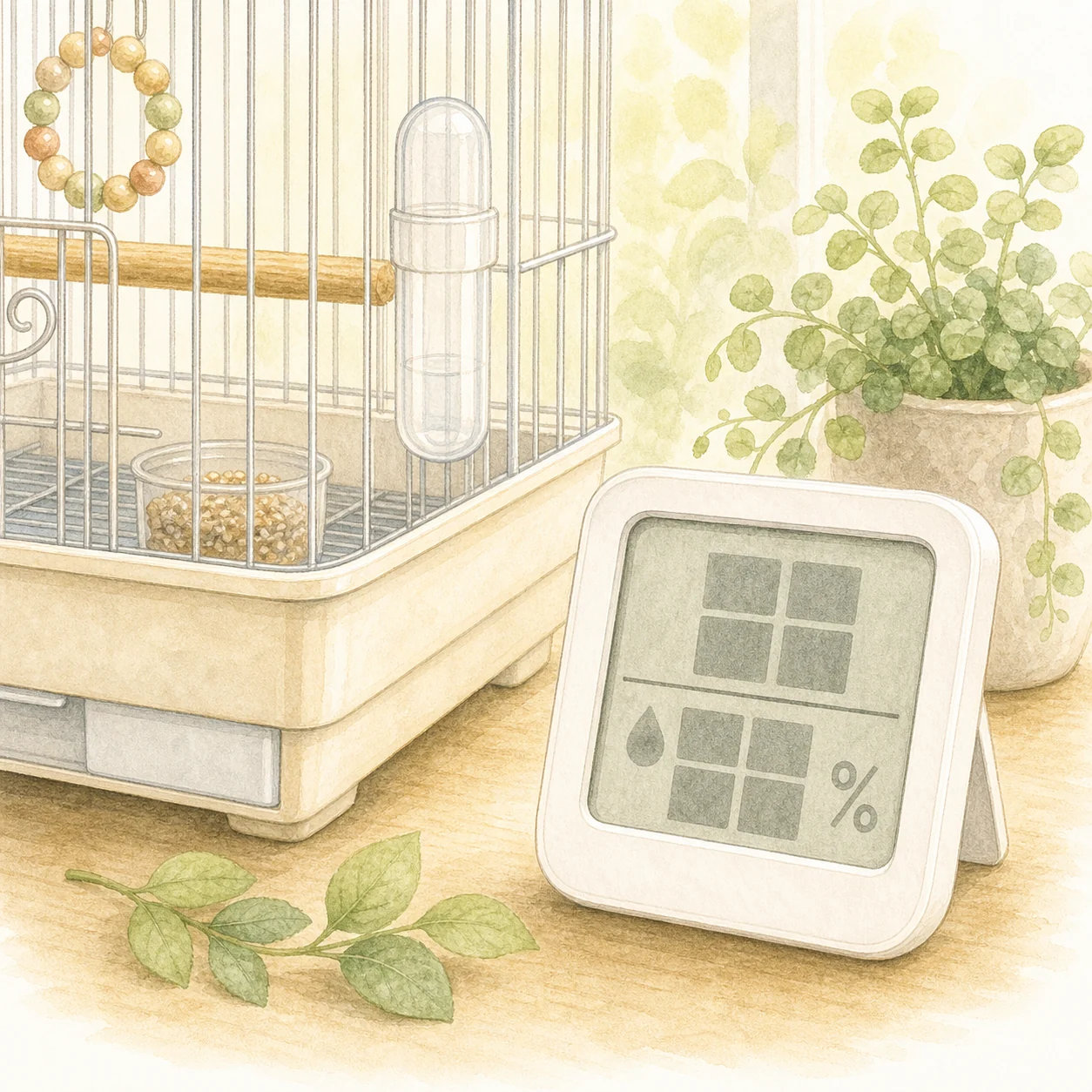 温湿度計のイラスト