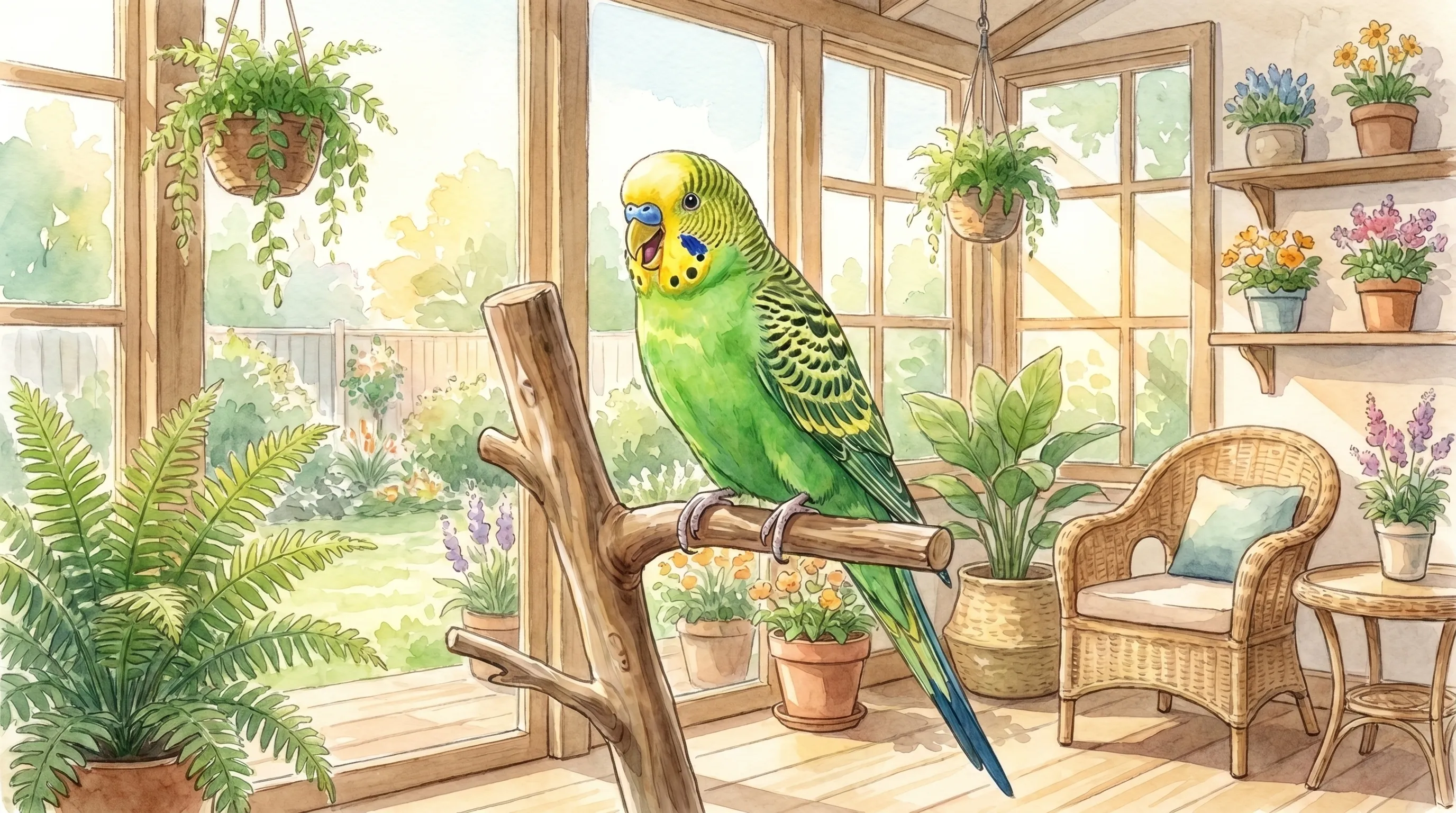 セキセイインコの鳴き声