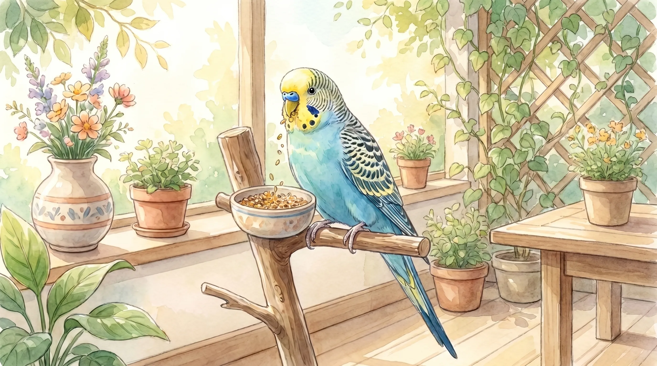 セキセイインコのエサ