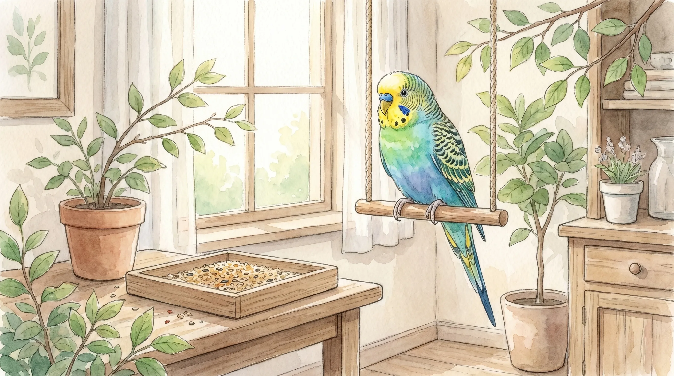 セキセイインコの飼い方