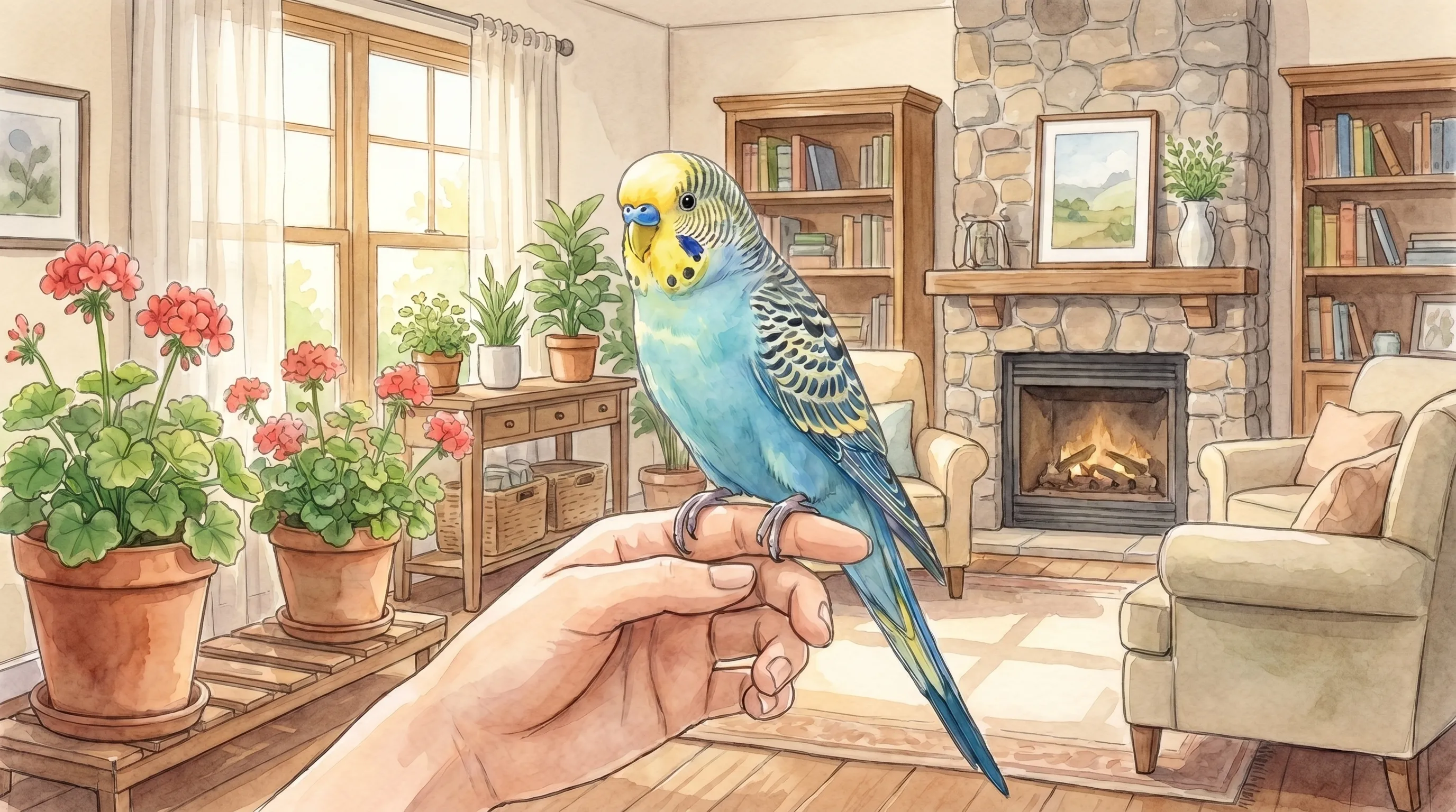 セキセイインコをなつかせる方法