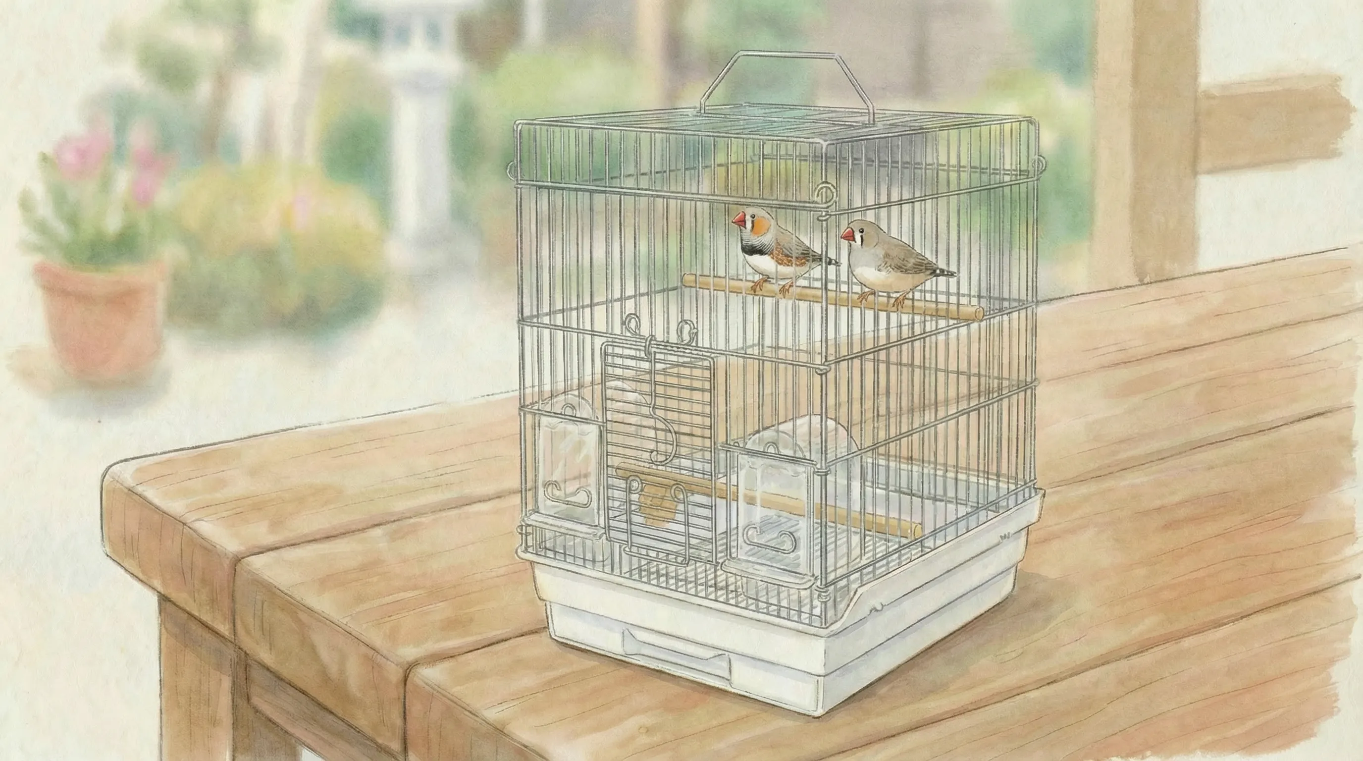キンカチョウのケージ選び