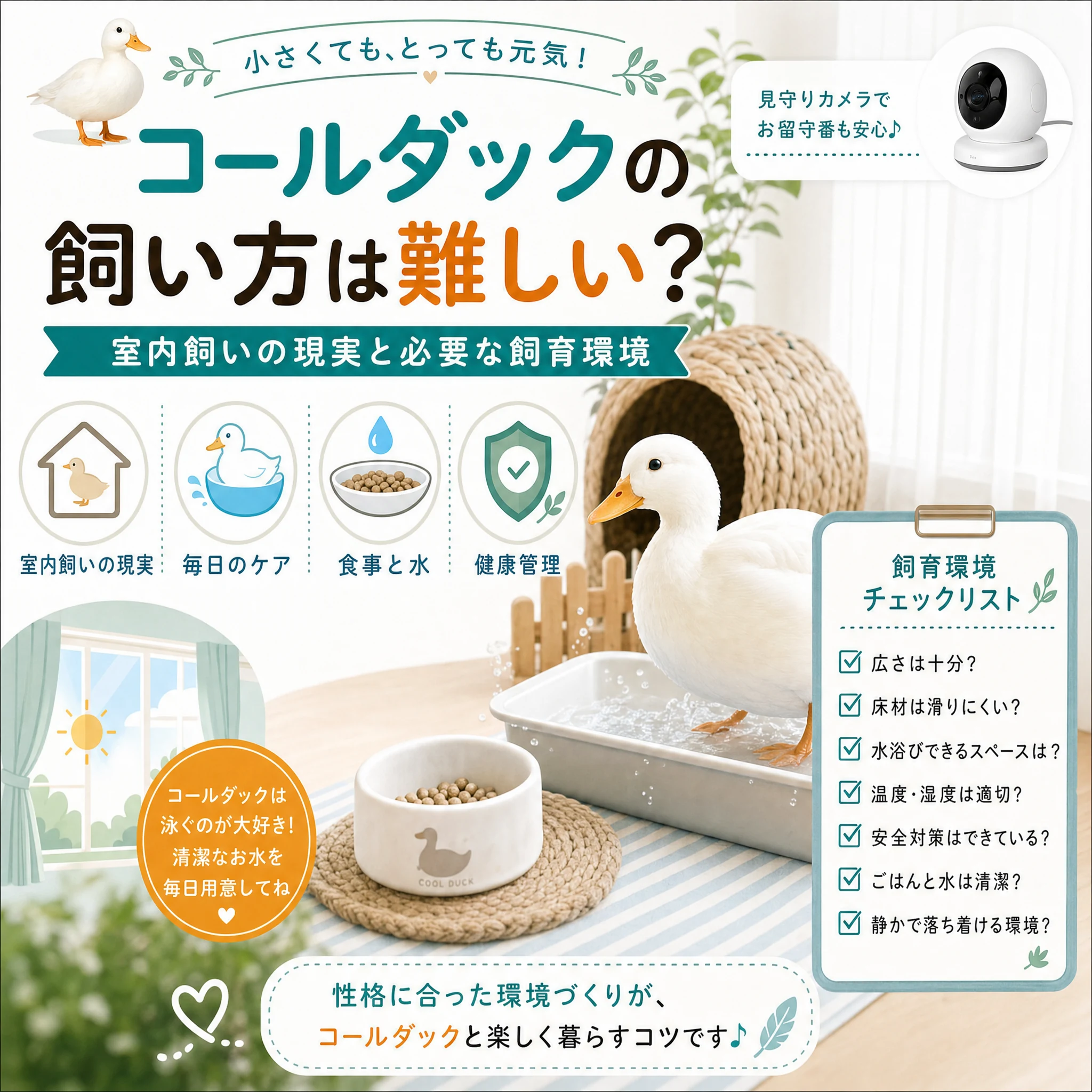コールダックの飼い方