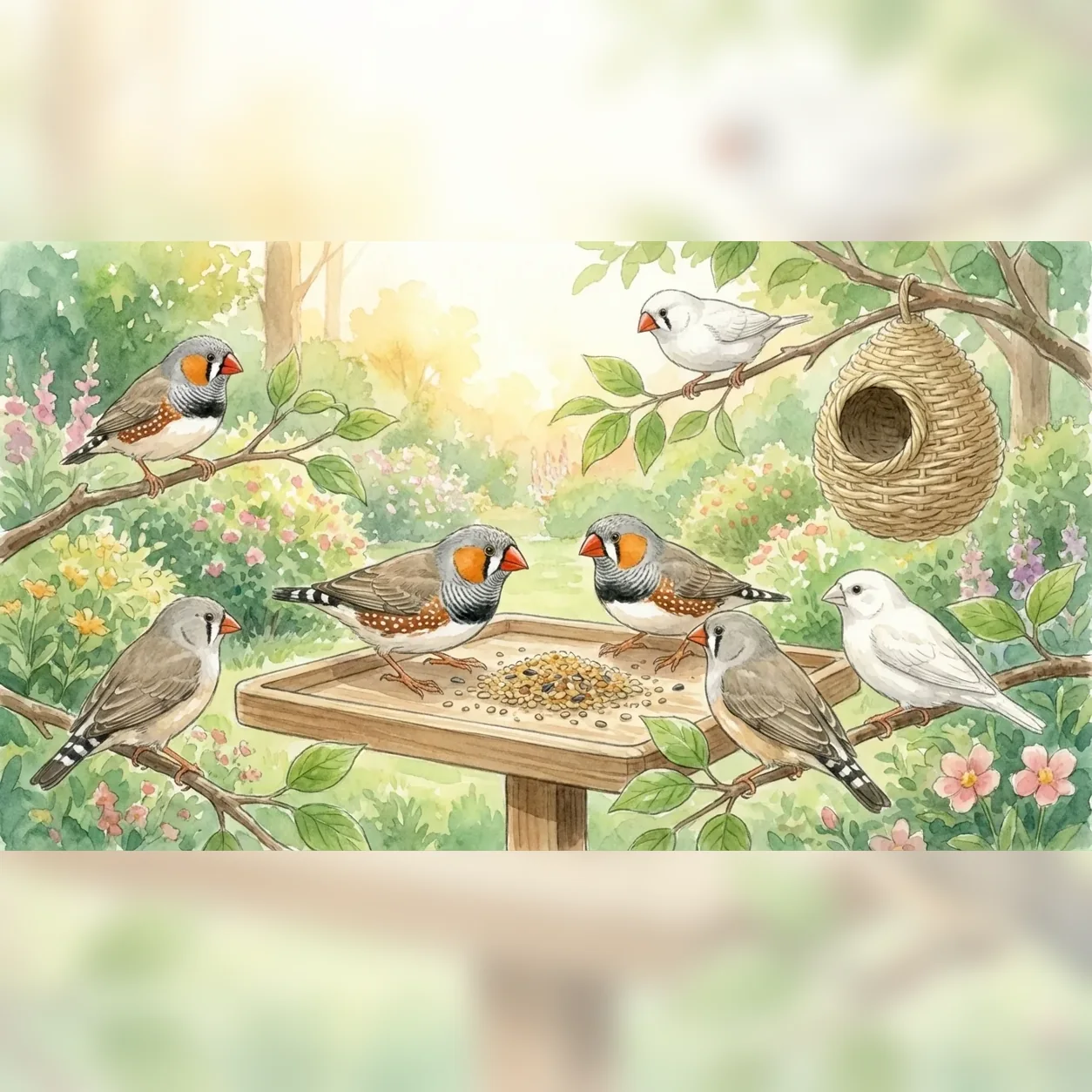 キンカチョウの飼い方