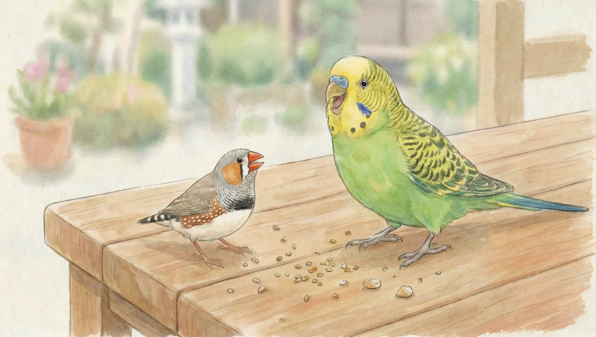 キンカチョウの鳴き声と防音対策