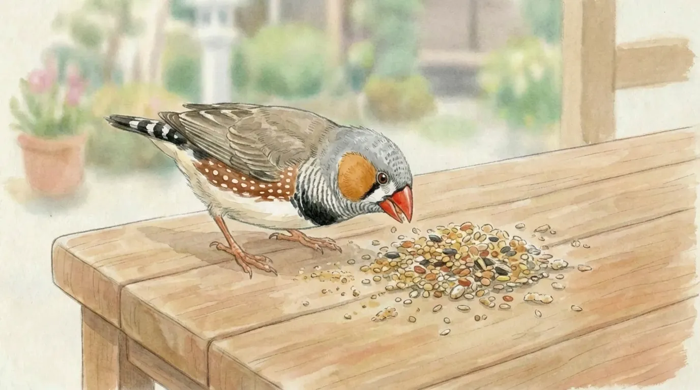 キンカチョウの食べ物