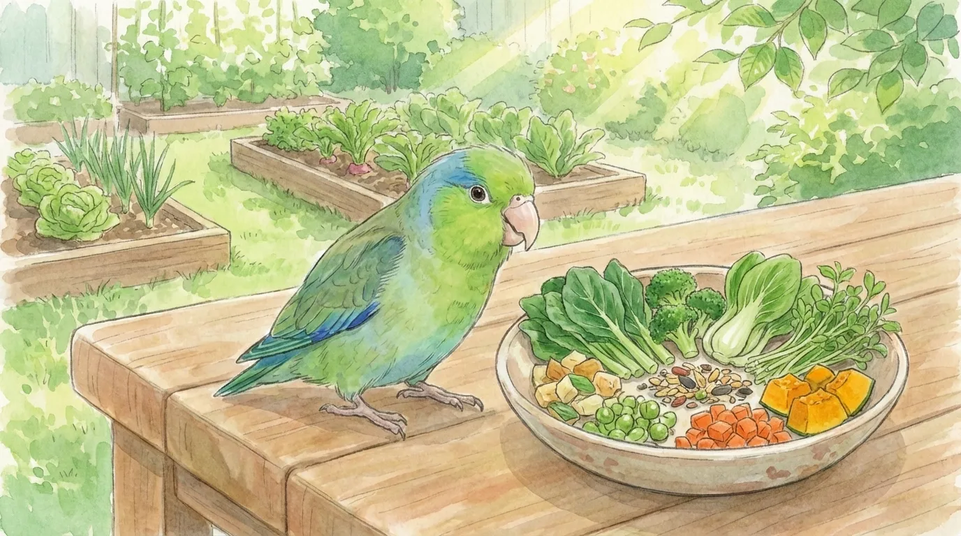 マメルリハのエサと食べ物