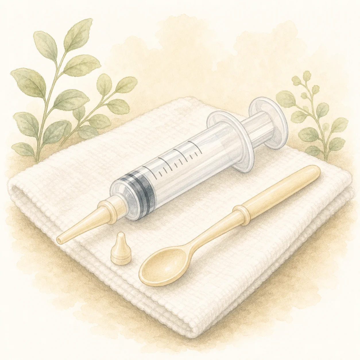 小鳥用給餌器のイラスト